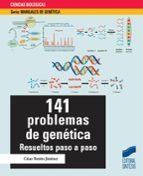 Portada del Libro 141 Problemas De Genetica: Resueltos Paso A Paso