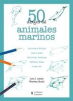 Portada del Libro 50 Dibujos De Animales Marinos