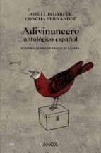 Portada del Libro Adivinancero: Antologico Español