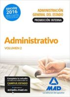 Administrativo De La Administracion General Del Estado . Temario Volumen 2