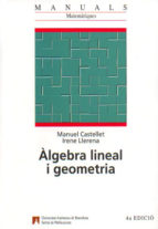 Portada del Libro Algebra Lineal I Geometria