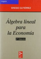Portada del Libro Algebra Lineal Para La Economia