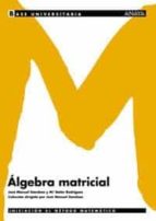 Portada del Libro Algebra Matricial
