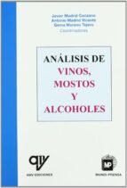 Portada del Libro Analisis De Vinos, Mostos Y Alcoholes