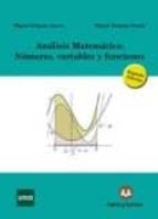Portada del Libro Analisis Matematico Numeros Variables Y Funciones