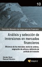 Analisis Y Seleccion De Inversiones En Mercados Financieros