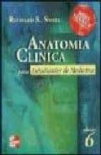 Portada del Libro Anatomia Clinica Para Estudiantes De Medicina