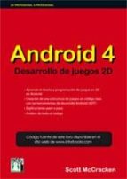 Portada del Libro Android 4 Desarrollo Juegos 2d