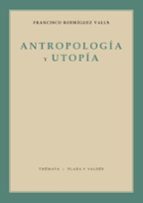 Portada del Libro Antropologia Y Utopia