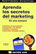 Portada del Libro Aprenda Los Secretos Del Marketing: En Una Semana