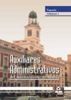Portada del Libro Auxiliar Administrativo Ii Del Ayuntamiento Madrid: Temario
