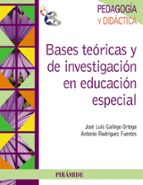 Portada del Libro Bases Teoricas Y De Investigacion En Educacion Especial
