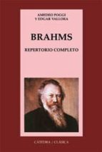 Portada del Libro Brahms: Repertorio Completo