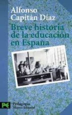 Portada del Libro Breve Historia De La Educacion En España