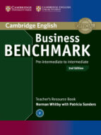 Portada del Libro Business Benchmark Pre-intermediate To Intermediate: Teacher S Bo Ok