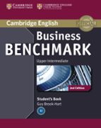 Portada del Libro Business Benchmark Upper-intermediate. Business Van Tage Student’s Book