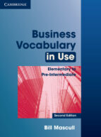 Portada del Libro Business Vocabulary In Use Elementary To Pre-intermediate 2nd Edition