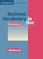 Portada del Libro Business Vocabulary In Use: Elementary