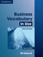 Portada del Libro Business Vocabulary In Use Intermediate : Edition With A Nswers