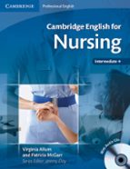 Portada del Libro Cambridge English For Nursing Student S Book/audio Cds