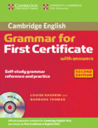 Portada del Libro Cambridge Grammar For First Certificate With Answers And Audio Cd