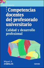 Portada del Libro Competencias Docentes Del Profesorado Universitario: Calidad Y De Sarrollo Profesional