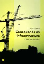 Portada del Libro Concesiones En Infraestructura: Como Hacerlo Bien