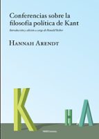 Portada del Libro Conferencias Sobre La Filosofia Politica De Kant