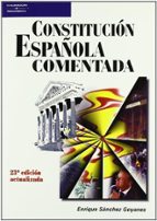 Portada del Libro Constitucion Española Comentada