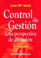 Control De Gestion: Una Perspectiva De Direccion