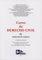 Curso De Derecho Civil, Iv. Derecho De Familia