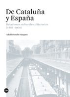 Portada del Libro De Cataluña Y España