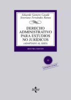 Portada del Libro Derecho Administrativo Para Estudios No Juridicos
