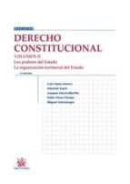 Portada del Libro Derecho Constitucional : Los Poderes Del Estado: Organiz Acion Territorial Del Estado