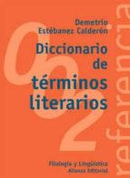 Portada del Libro Diccionario De Terminos Literarios