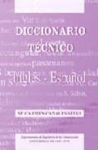 Portada del Libro Diccionario Tecnico Ingles-español