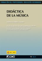 Portada del Libro Didactica De La Musica. Formacion Para El Profesorado. Educacion Secundaria