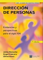 Portada del Libro Direccion De Personas: Evidencias Y Perspectivas Para El Siglo Xx I