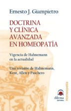 Portada del Libro Doctrina Y Clinica Avanzada En Homeopatia