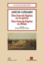 Portada del Libro Don Juan De Espina En Su Patria; Don Juan De Espina En Milan