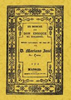 Portada del Libro El Doncel De Don Enrique El Doliente : Historia Caballer Esca Del Siglo Xv