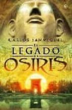 Portada del Libro El Legado De Osiris