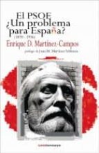 Portada del Libro El Psoe, ¿un Problema Para España?