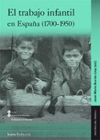 Portada del Libro El Trabajo Infantil En España