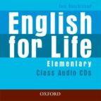 Portada del Libro English For Life Elementary Class