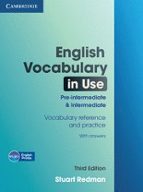Portada del Libro English Vocabulary In Use Pre-intermediate And Intermediate With Answers