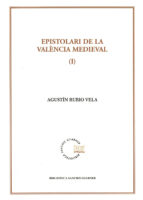 Portada del Libro Epistolari De La Valencia Medieval I