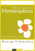 Portada del Libro Esencia De La Materia Medica Homeopatica