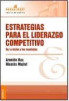 Portada del Libro Estrategias Para El Liderazgo Competitivo