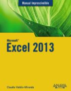 Portada del Libro Excel 2013